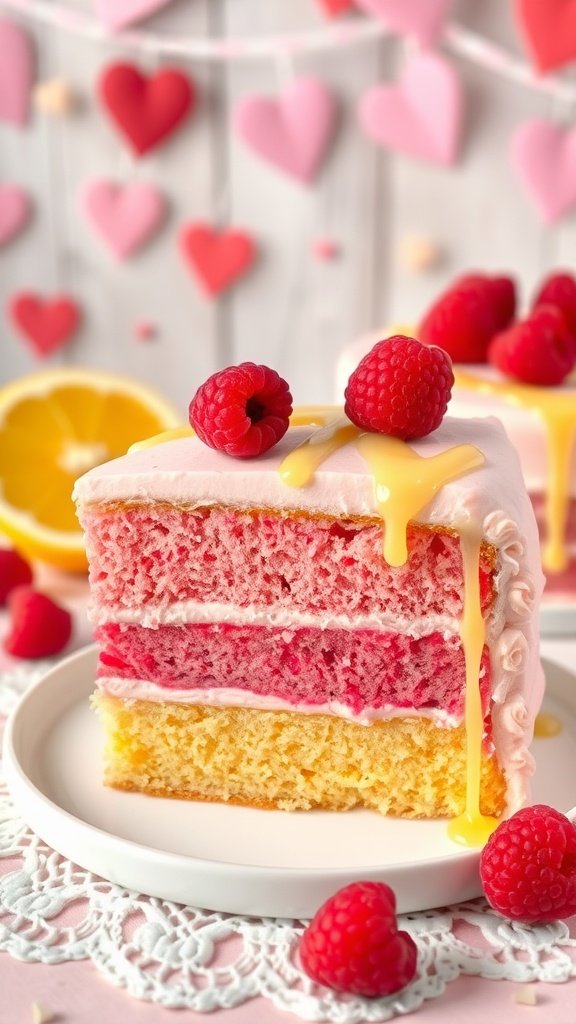 Raspberry Lemonade Cake