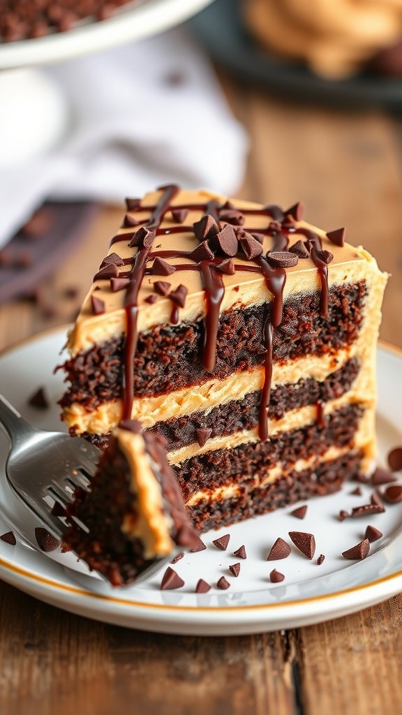 Peanut Butter Chocolate Cake