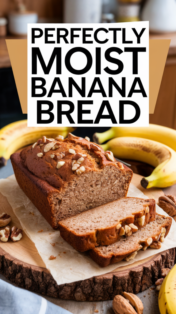 Moist Banana Bread Recipe