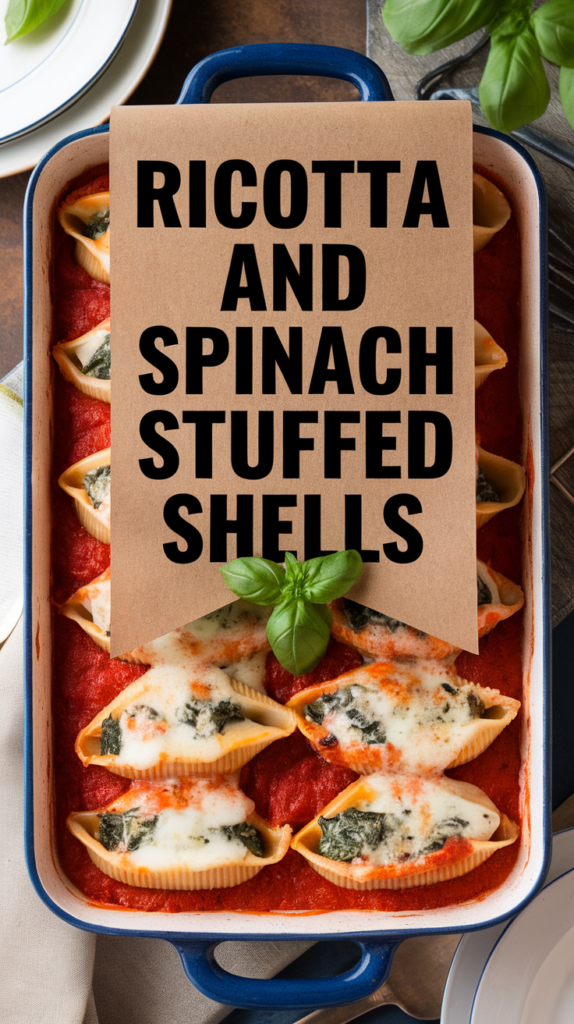 Ricotta and Spinach Stuffed Shells Recipe