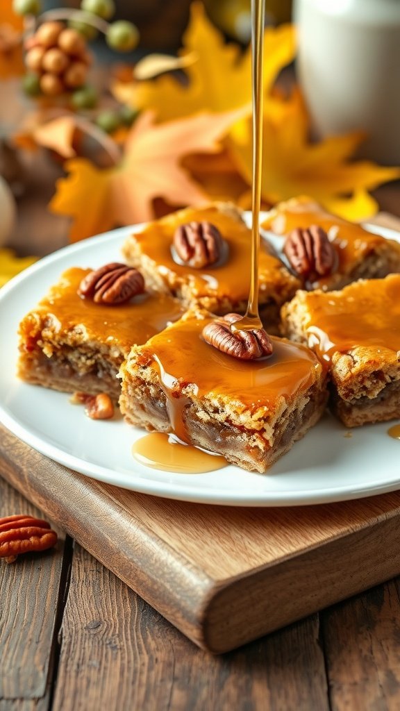 Maple Pecan Pie Bars