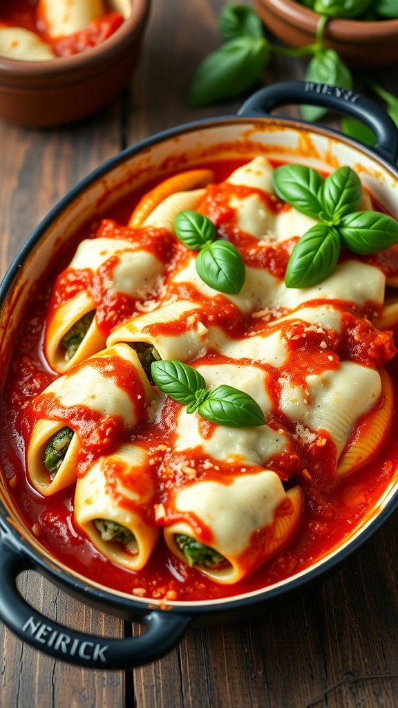 Ricotta and Spinach Stuffed Shells