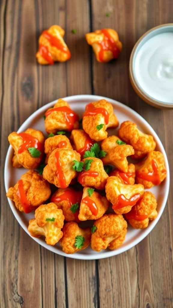 Buffalo Cauliflower Bites