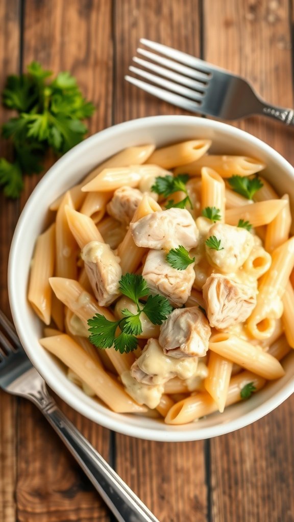 White Cheddar Chicken Pasta
