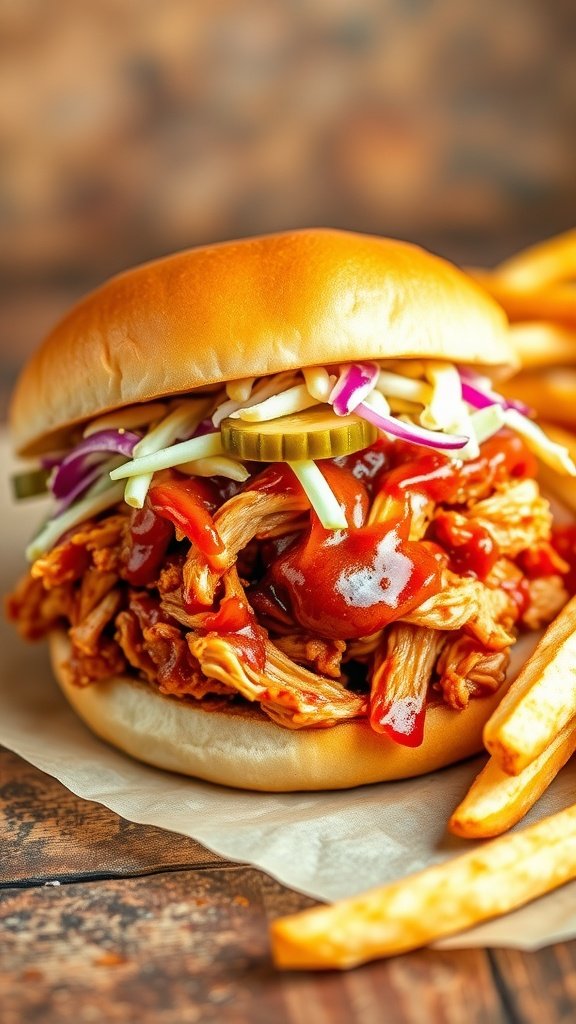 Pulled Chicken Sandwich