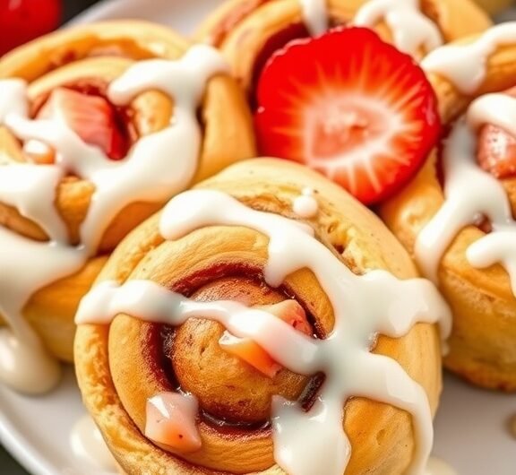 Strawberry Cinnamon Roll