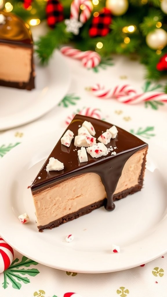 Chocolate Peppermint Cheesecake