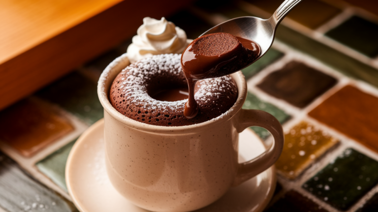 5-Minute Chocolate Lava Mug Cake